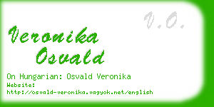 veronika osvald business card